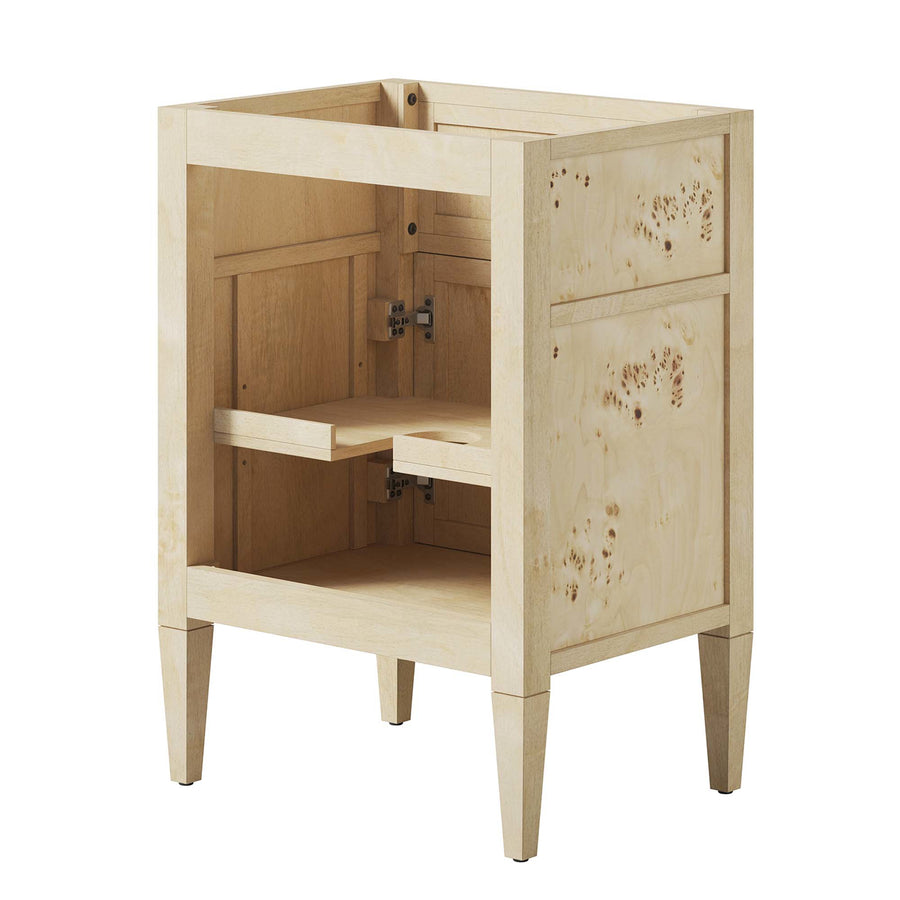 Onyx 24" Wood Bathroom Vanity Cabinet (Sink Basin Not Included) in Burgundy