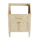Onyx 24" Wood Bathroom Vanity Cabinet (Sink Basin Not Included) in Burgundy