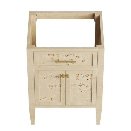 Elysian 24" Wood Bathroom Vanity Cabinet (Sink Basin Not Included) in Burgundy