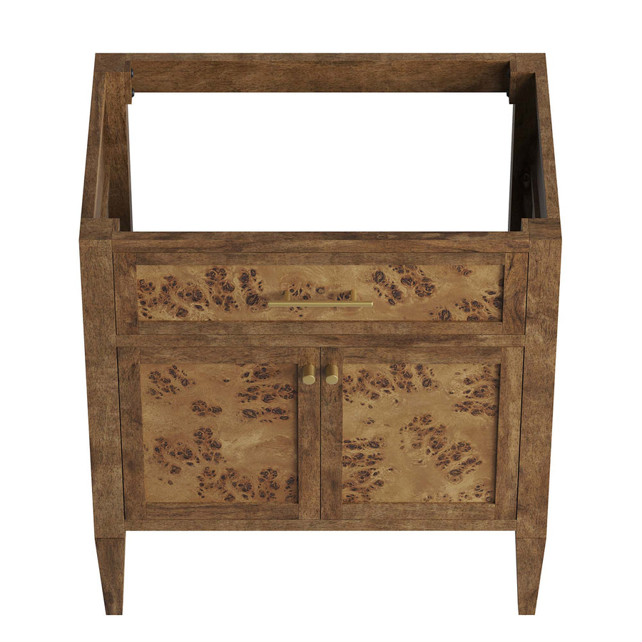 Onyx 30" Bathroom Vanity Cabinet (Sink Basin Not Included) in Brown