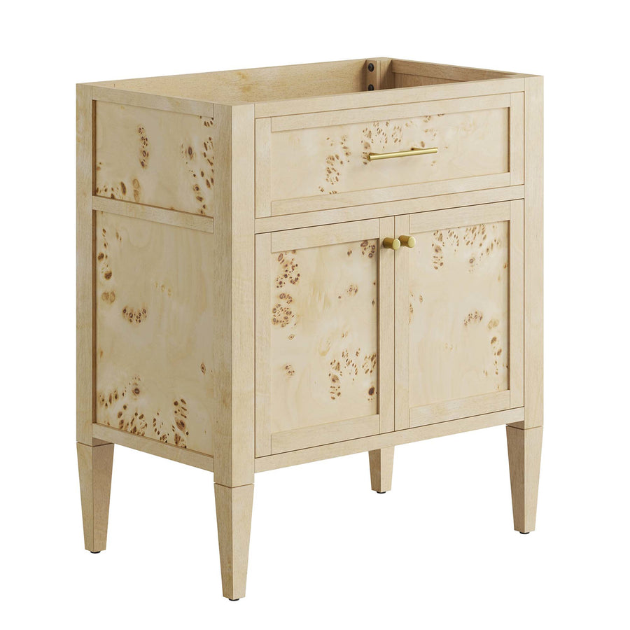 Onyx 30" Bathroom Vanity Cabinet (Sink Basin Not Included) in Burgundy