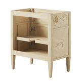 Onyx 30" Bathroom Vanity Cabinet (Sink Basin Not Included) in Burgundy