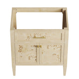 Onyx 30" Bathroom Vanity Cabinet (Sink Basin Not Included) in Burgundy