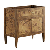 Onyx 36" Wood Bathroom Vanity Cabinet (Sink Basin Not Included) in Brown