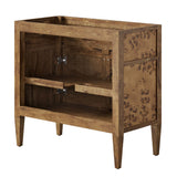 Onyx 36" Wood Bathroom Vanity Cabinet (Sink Basin Not Included) in Brown