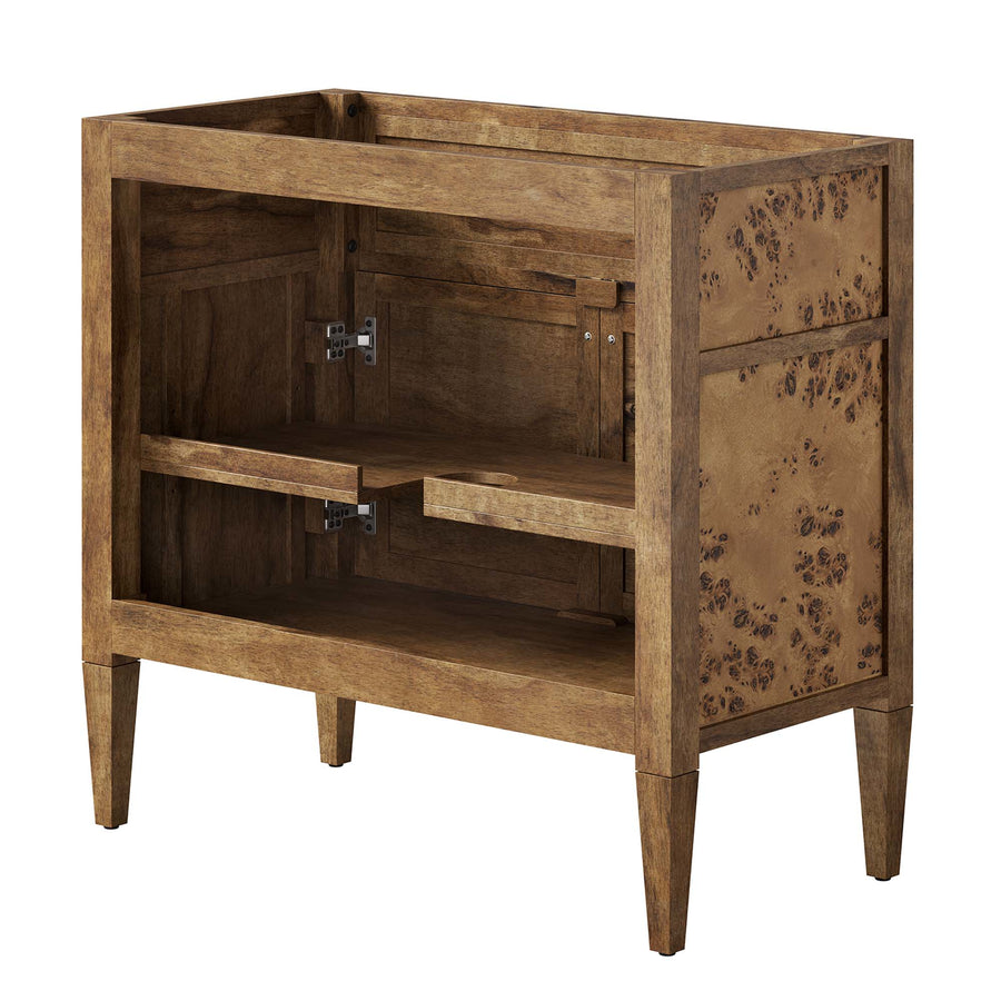 Onyx 36" Wood Bathroom Vanity Cabinet (Sink Basin Not Included) in Brown