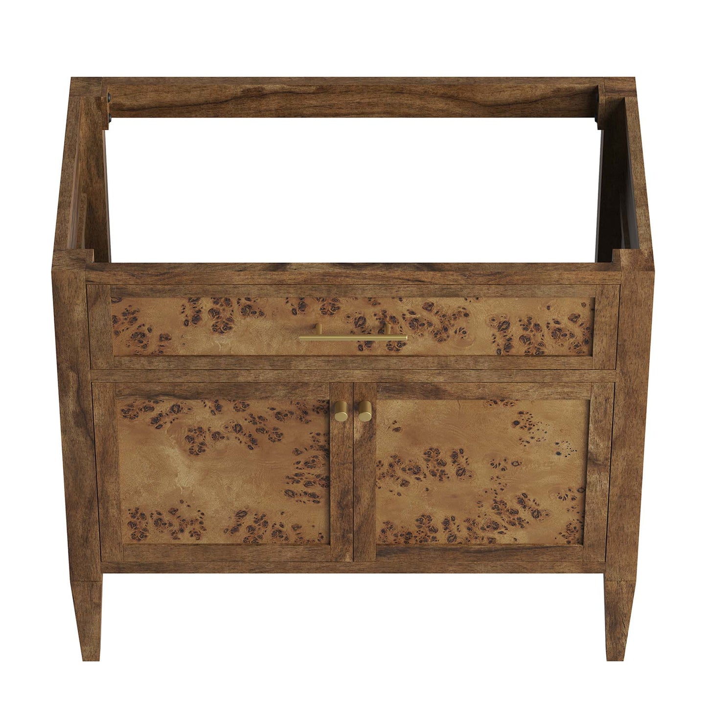 Elysian 36" Wood Bathroom Vanity Cabinet (Sink Basin Not Included) by Furniture For America