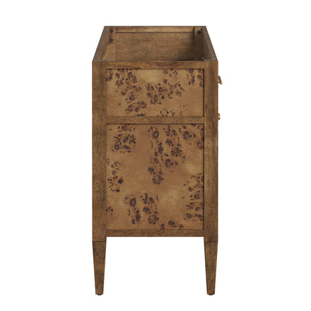 Elysian 48" Wood Bathroom Vanity Cabinet (Sink Basin Not Included) in Brown