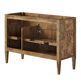 Onyx 48" Wood Bathroom Vanity Cabinet (Sink Basin Not Included) in Brown