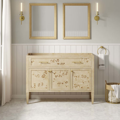 Elysian 48" Wood Bathroom Vanity Cabinet (Sink Basin Not Included) by Furniture For America