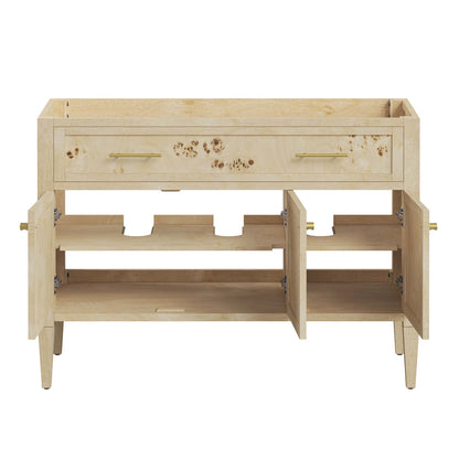 Elysian 48" Wood Bathroom Vanity Cabinet (Sink Basin Not Included) by Furniture For America