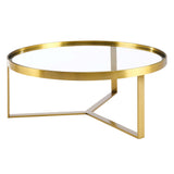 Westport Coffee Table in Gold