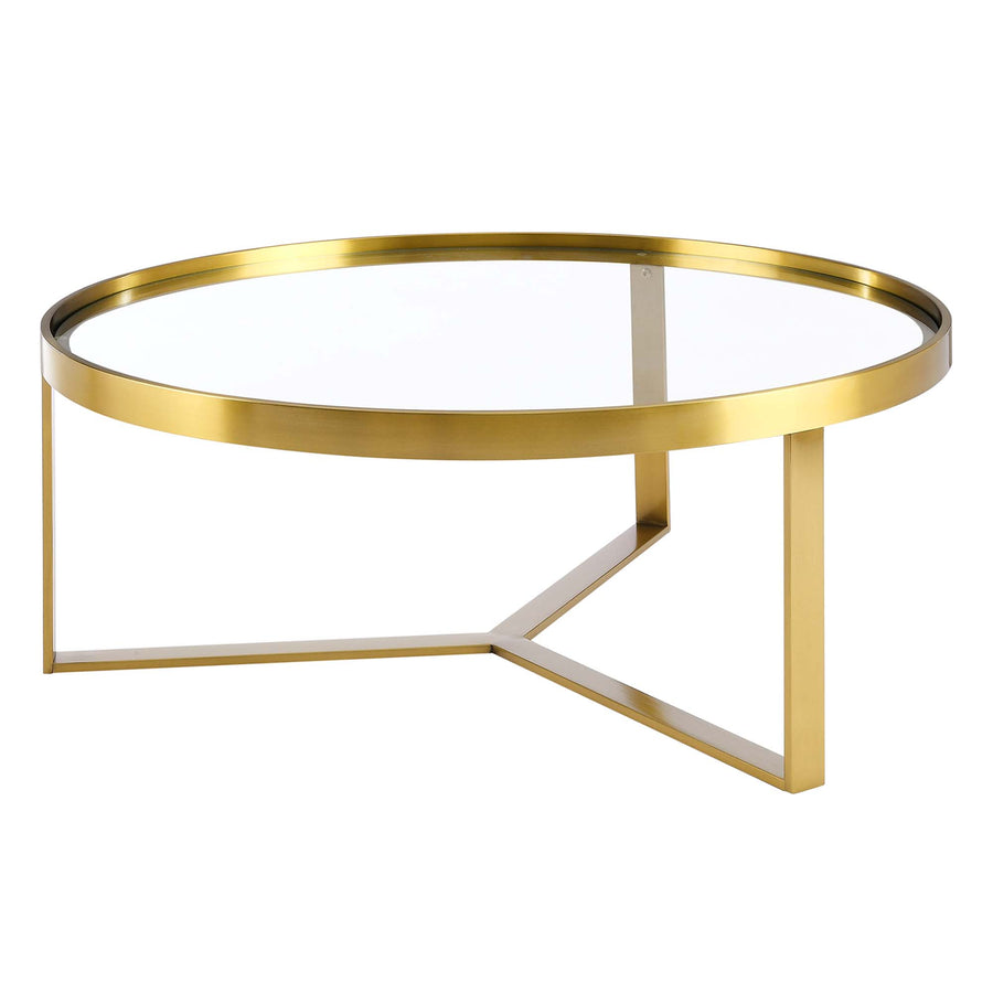 Westport Coffee Table in Gold