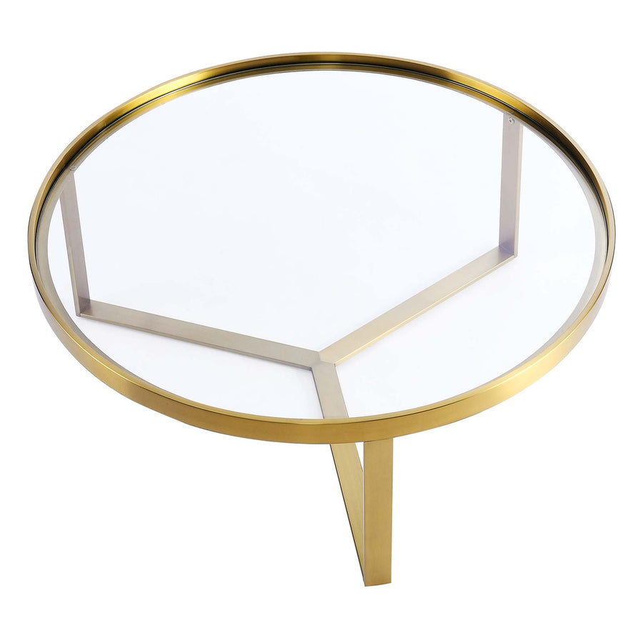Westport Coffee Table in Gold