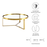Westport Coffee Table in Gold