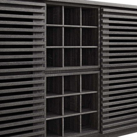 Render Bar Cabinet in Charcoal