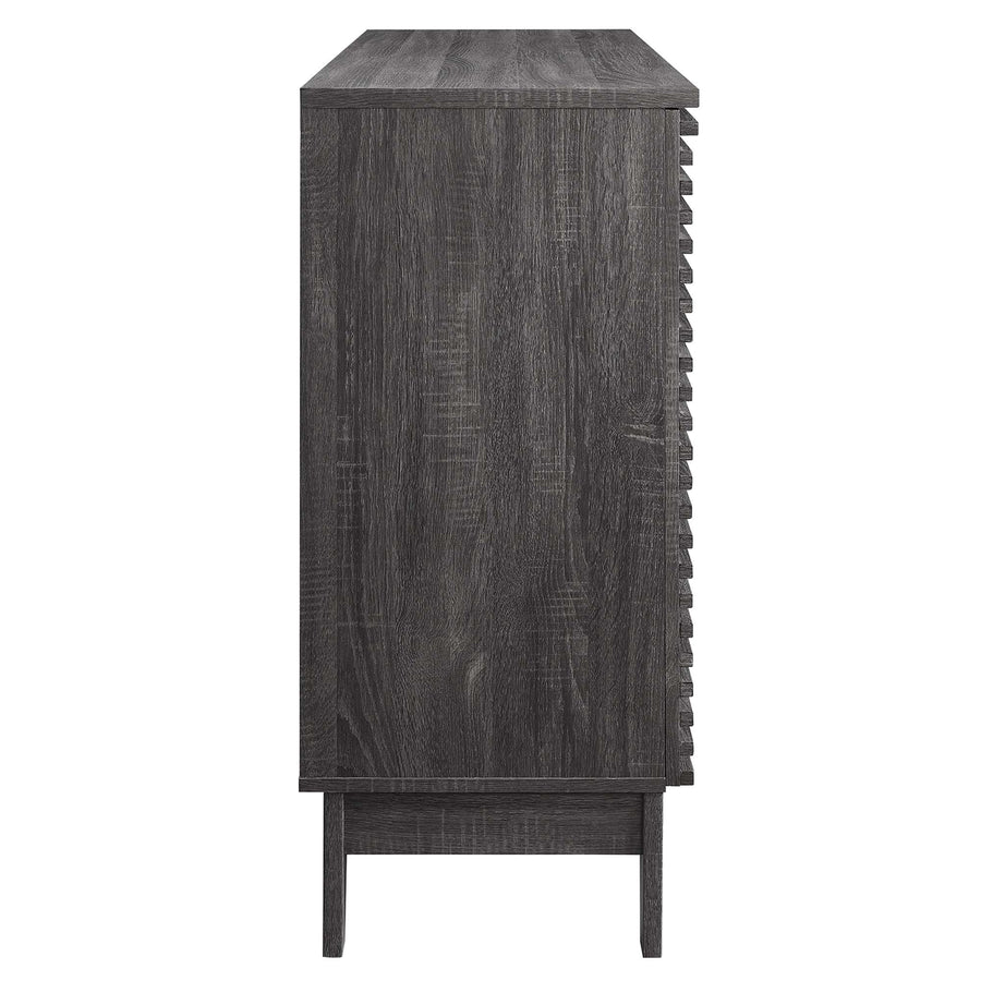 Vera Bar Cabinet in Charcoal