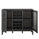 Vera Bar Cabinet in Charcoal