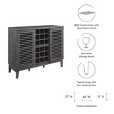 Vera Bar Cabinet in Charcoal