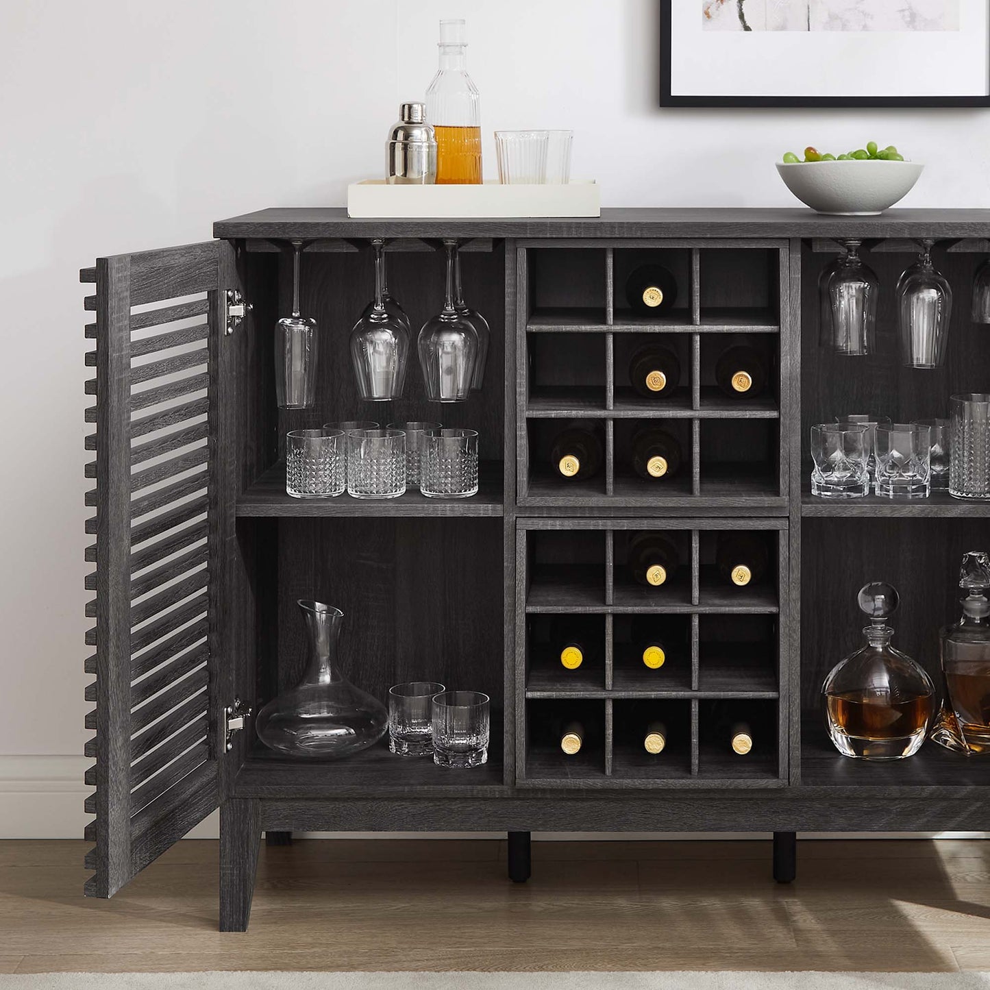 Render Bar Cabinet by Furniture For America