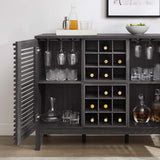 Vera Bar Cabinet in Charcoal