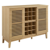 Vera Bar Cabinet in Oak