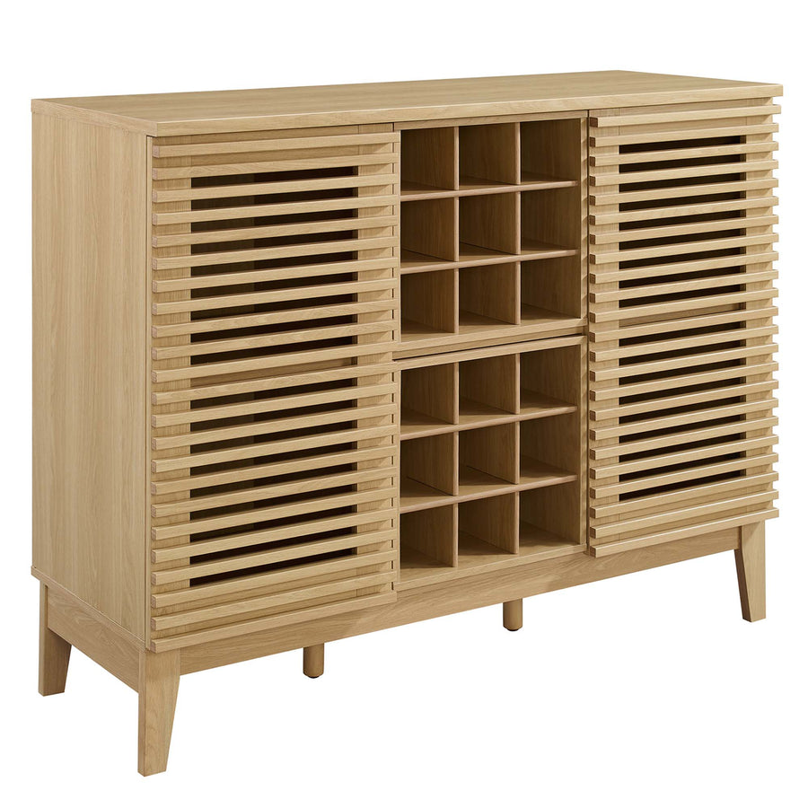 Vera Bar Cabinet in Oak