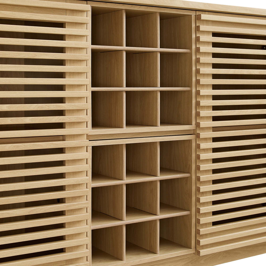 Vera Bar Cabinet in Oak