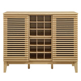 Vera Bar Cabinet in Oak