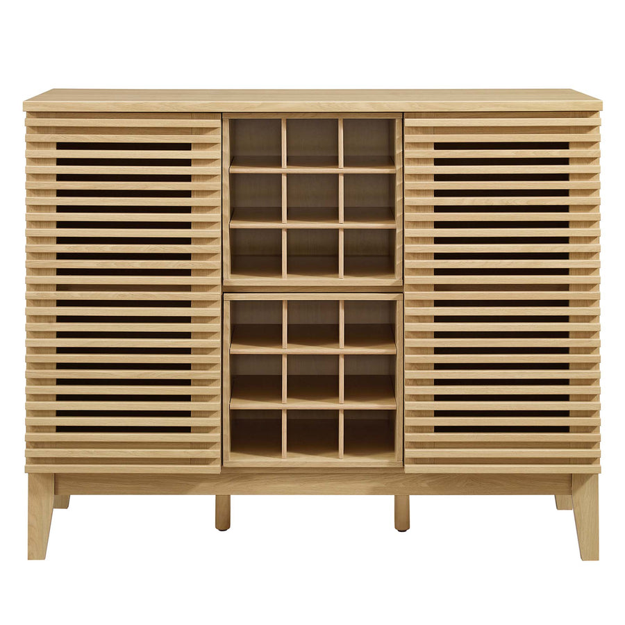 Vera Bar Cabinet in Oak