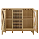 Vera Bar Cabinet in Oak