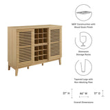 Vera Bar Cabinet in Oak