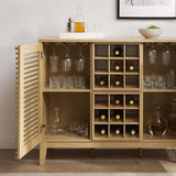 Vera Bar Cabinet in Oak