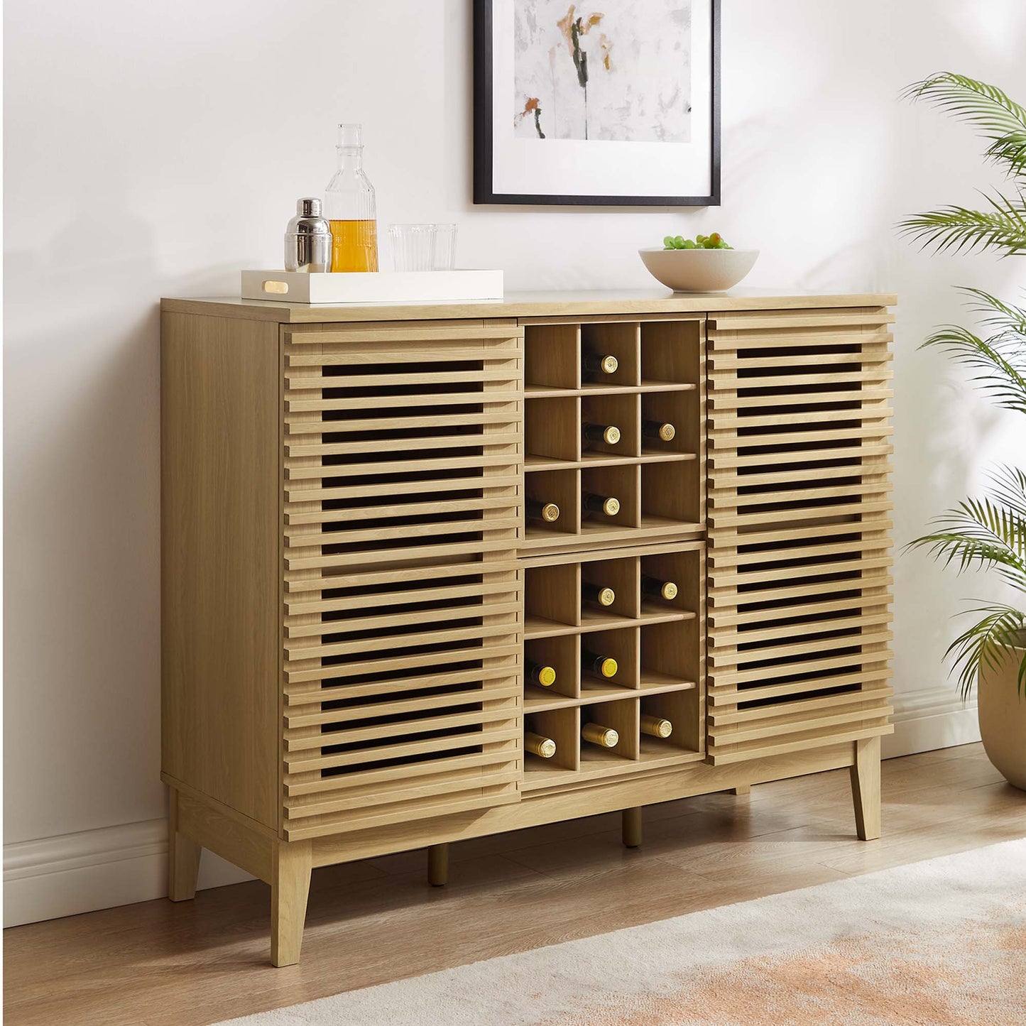 Render Bar Cabinet by Furniture For America