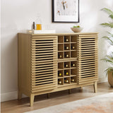 Vera Bar Cabinet in Oak