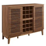 Vera Bar Cabinet in Walnut
