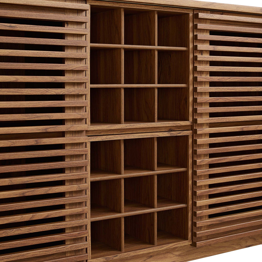 Vera Bar Cabinet in Walnut