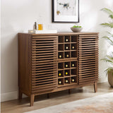 Vera Bar Cabinet in Walnut