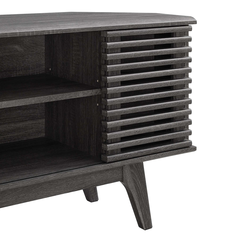 Vera 46" Corner TV Stand in Charcoal