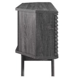 Vera 46" Corner TV Stand in Charcoal