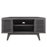 Vera 46" Corner TV Stand in Charcoal