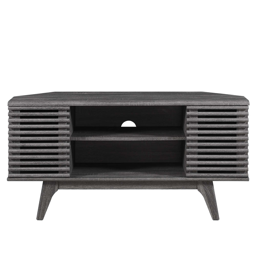 Vera 46" Corner TV Stand in Charcoal