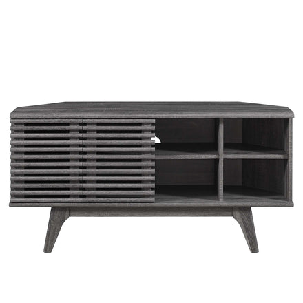 Render 46" Corner TV Stand in Charcoal