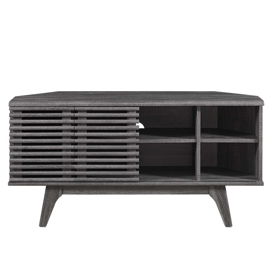 Vera 46" Corner TV Stand in Charcoal
