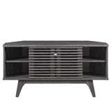 Vera 46" Corner TV Stand in Charcoal