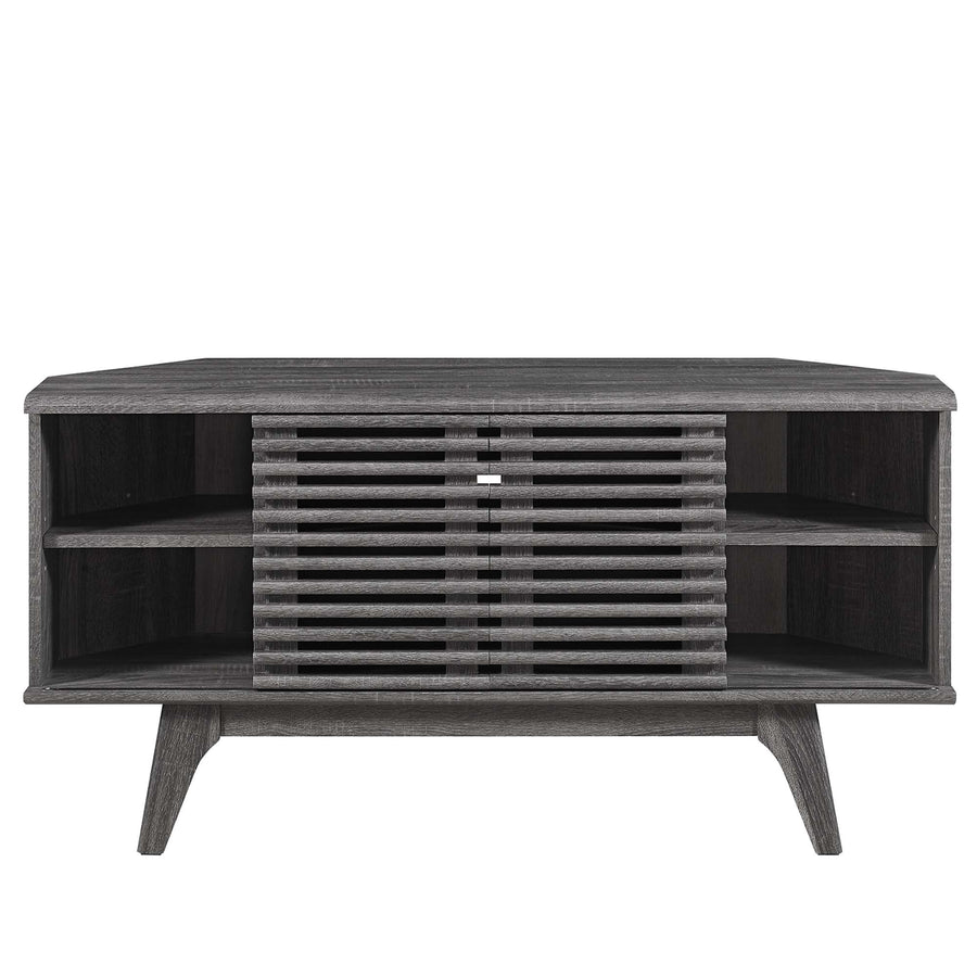 Vera 46" Corner TV Stand in Charcoal