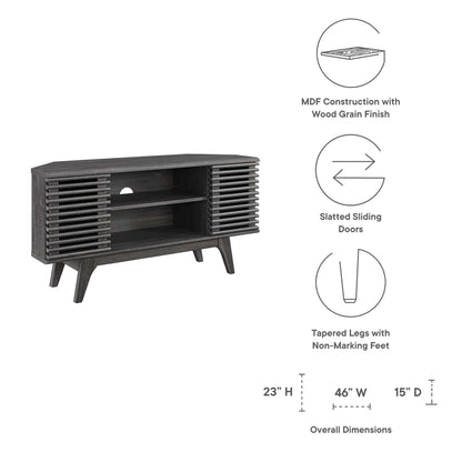 Render 46" Corner TV Stand by Furniture For America