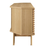 Vera 46" Corner TV Stand in Oak