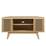 Vera 46" Corner TV Stand in Oak