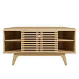 Vera 46" Corner TV Stand in Oak